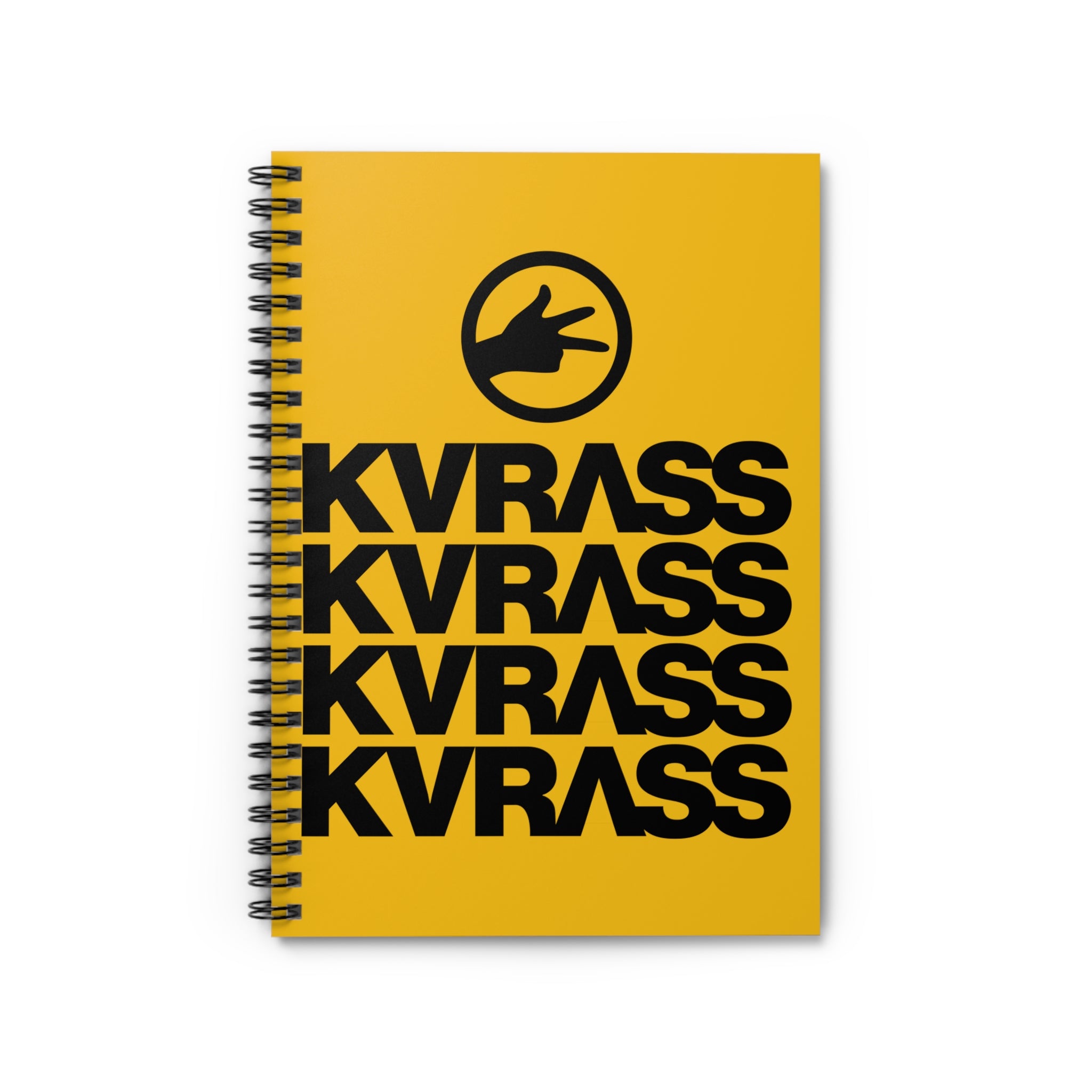 Image of Spiral Notebook with Ruled Line – 118 Pages, Durable Printed Cover